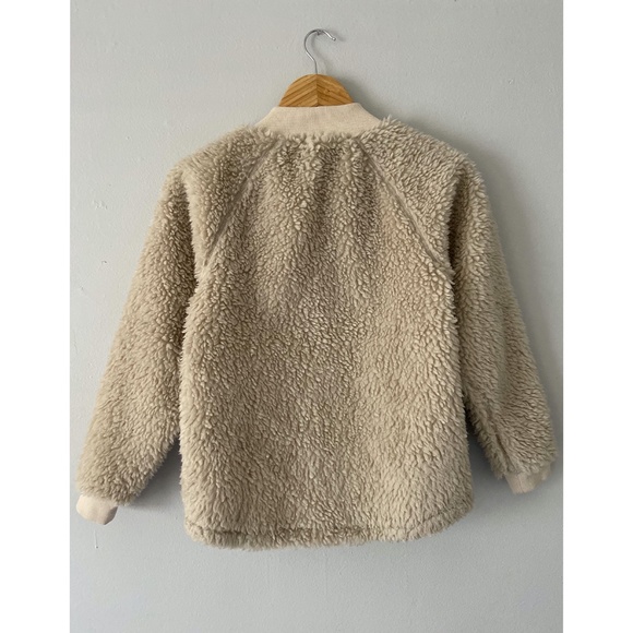 Patagonia Chunky Fleece Teddy Faux Fur Outdoorsy Bomber Jacket - Picture 2 of 4